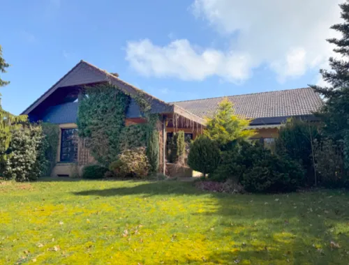 Sanierungsobjekt in Lingen-Holthausen, Seitenansicht mit Garten