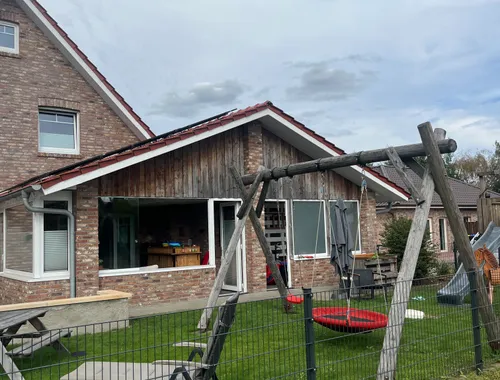 Einfamilienhaus in Osterbrock mit überdachter Terrasse im Garten